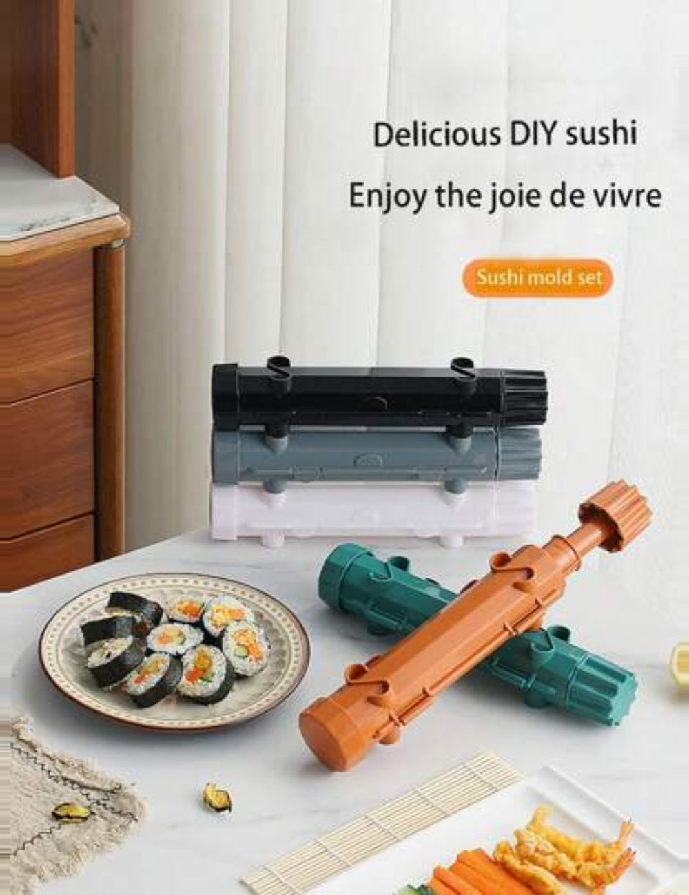 Shein sushikészítő gép, sárga