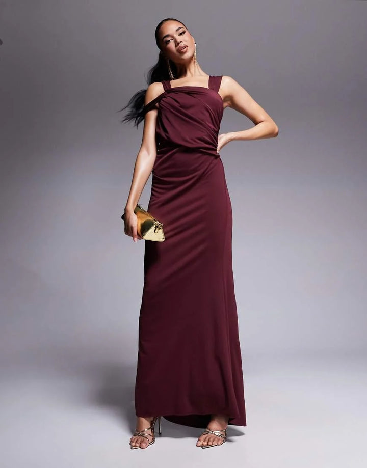 Rochie maxi ASOS, vișiniu