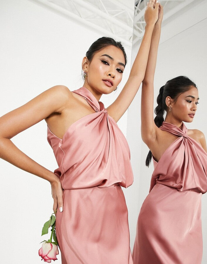 ASOS maxi ruha, rózsaszín