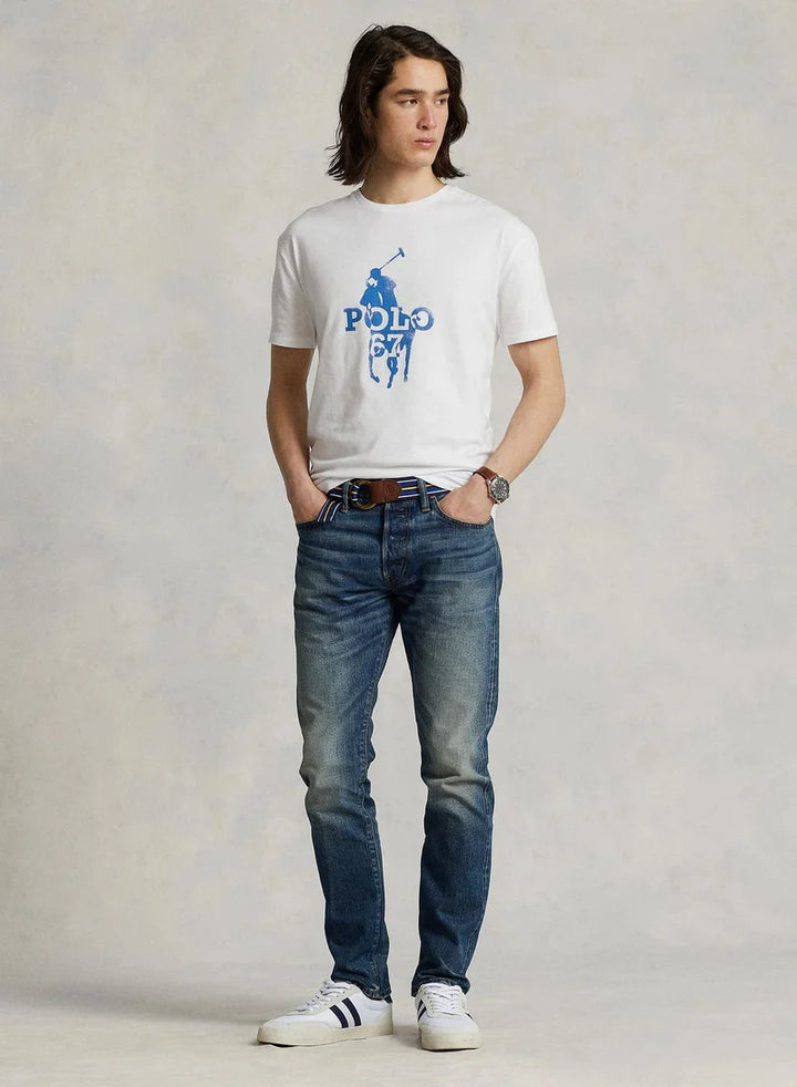 Tricou Polo Ralph Lauren, alb