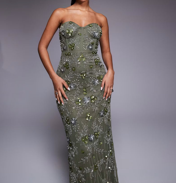 Rochie de ocazie ASOS, verde