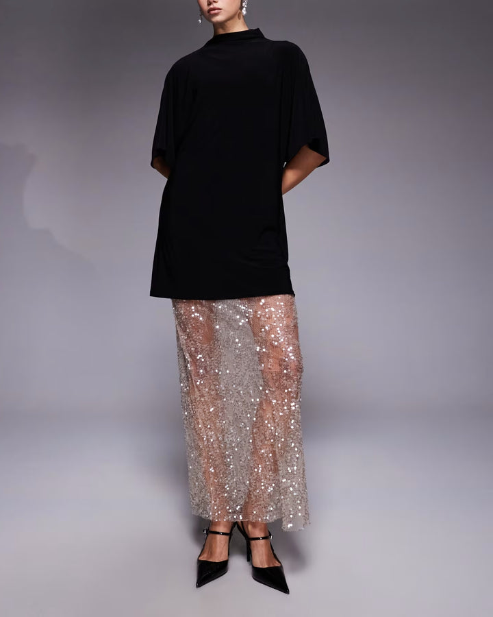 Rochie de ocazie ASOS, mix culori