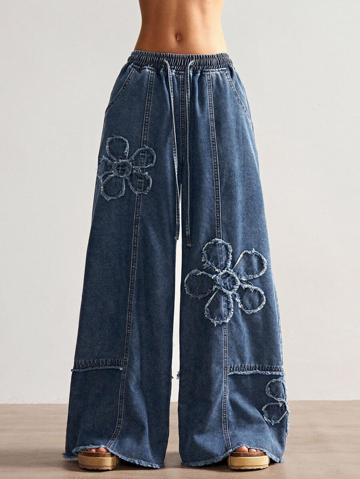 Pantaloni SHEIN, albastru