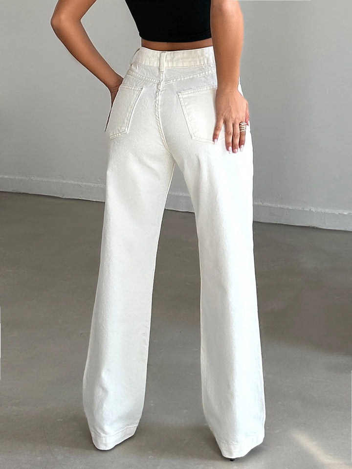 Jeans SHEIN, alb