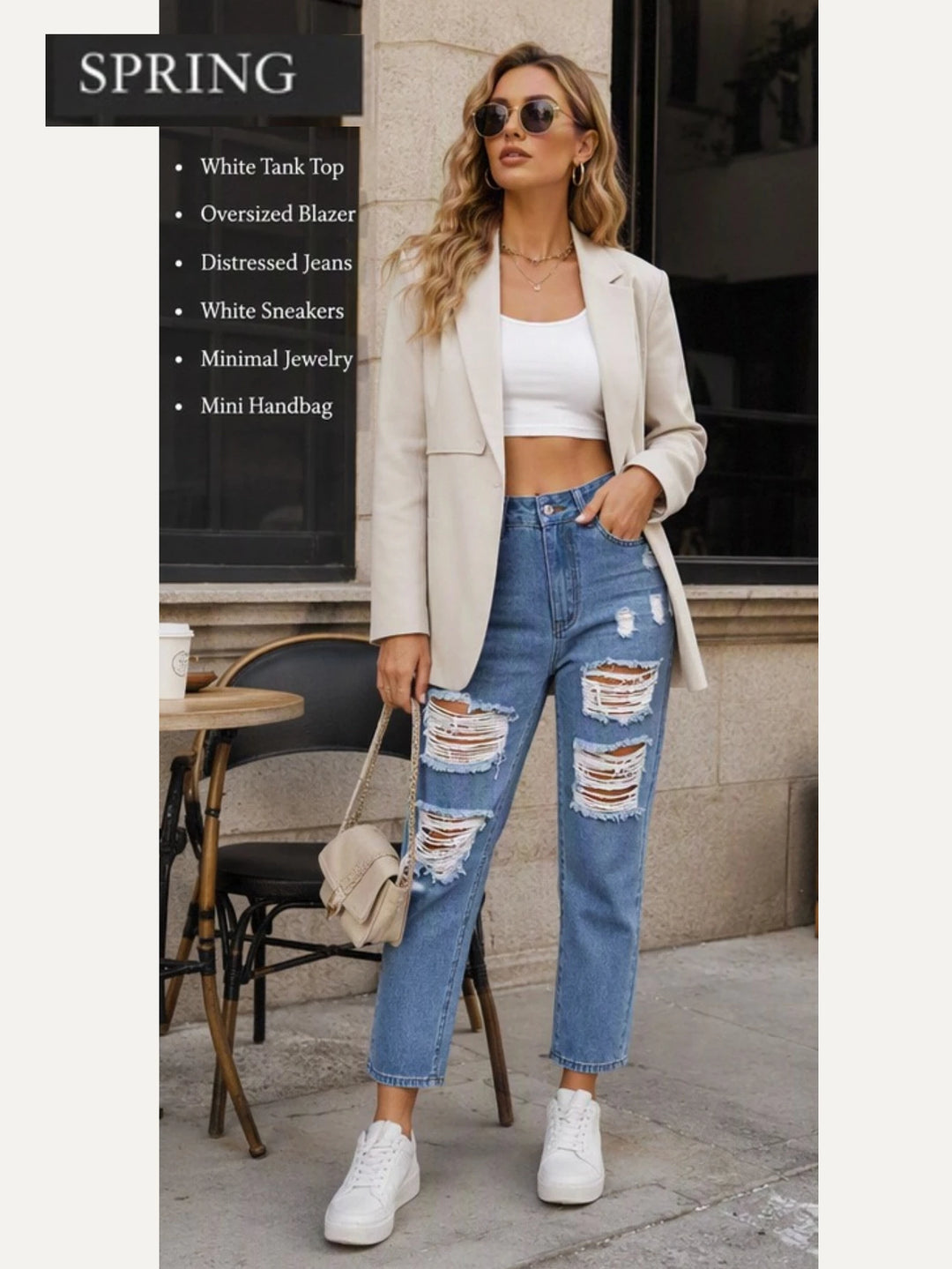 Jeans SHEIN, albastru