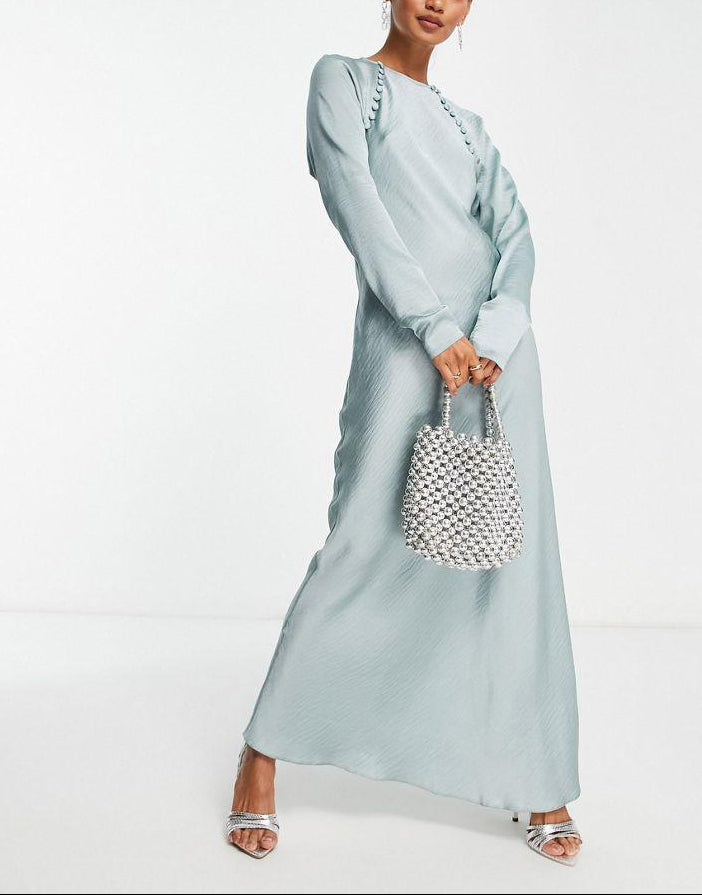 Rochie maxi ASOS, turcoaz