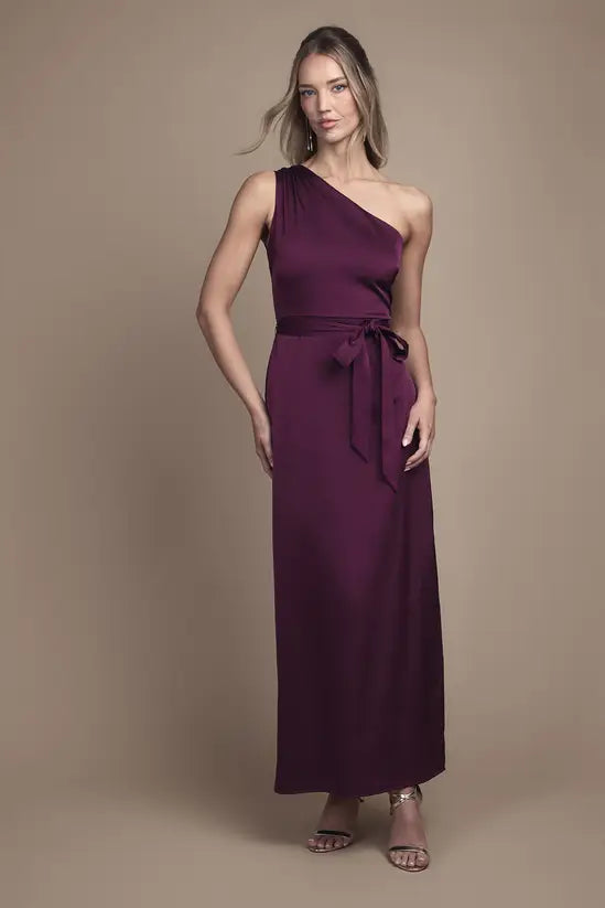 Rochie maxi OASIS, vișiniu