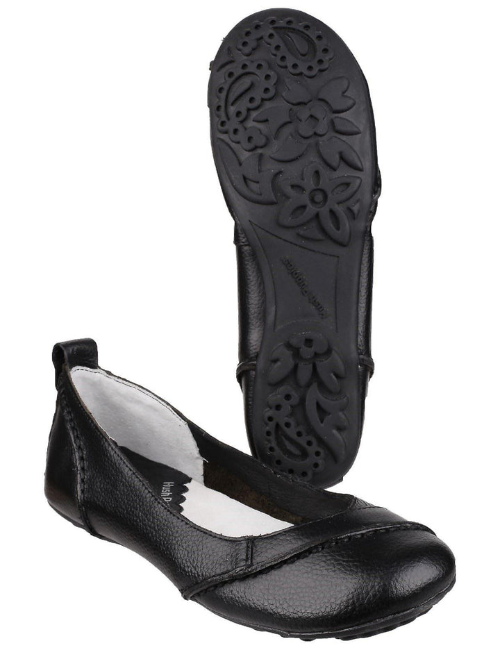 Balerini Hush Puppies, negru