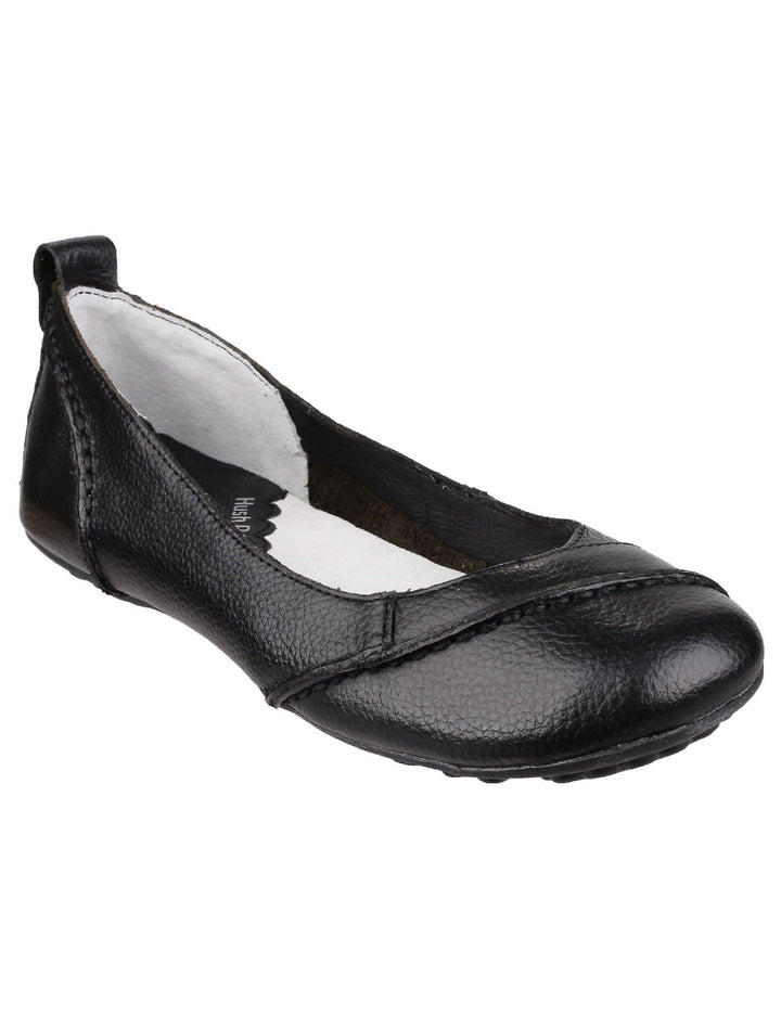 Balerini Hush Puppies, negru