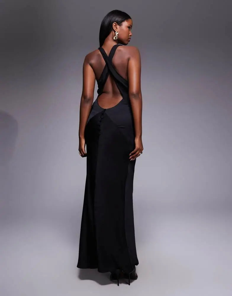 Rochie maxi ASOS, negru