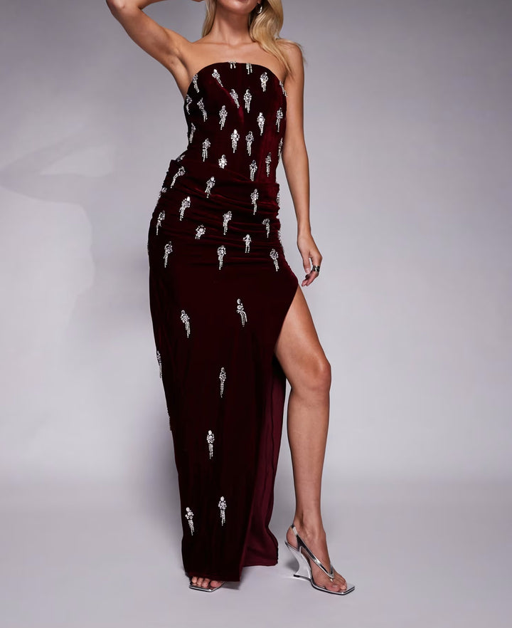 Rochie de ocazie ASOS, vișiniu