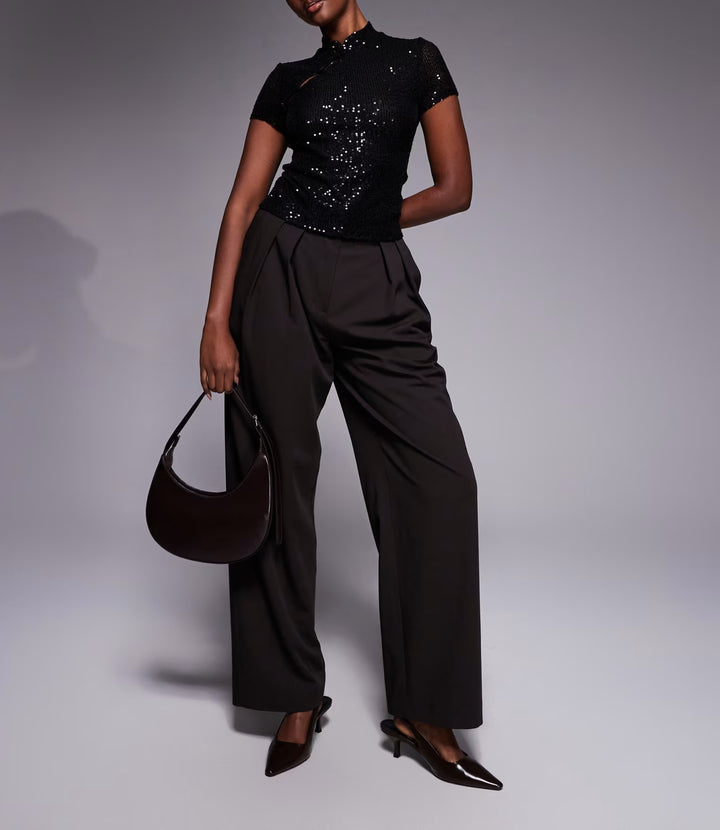 Top ASOS, negru