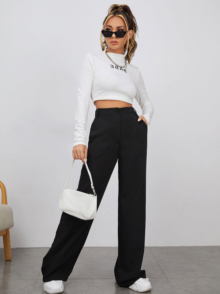 Pantaloni SHEIN, negru