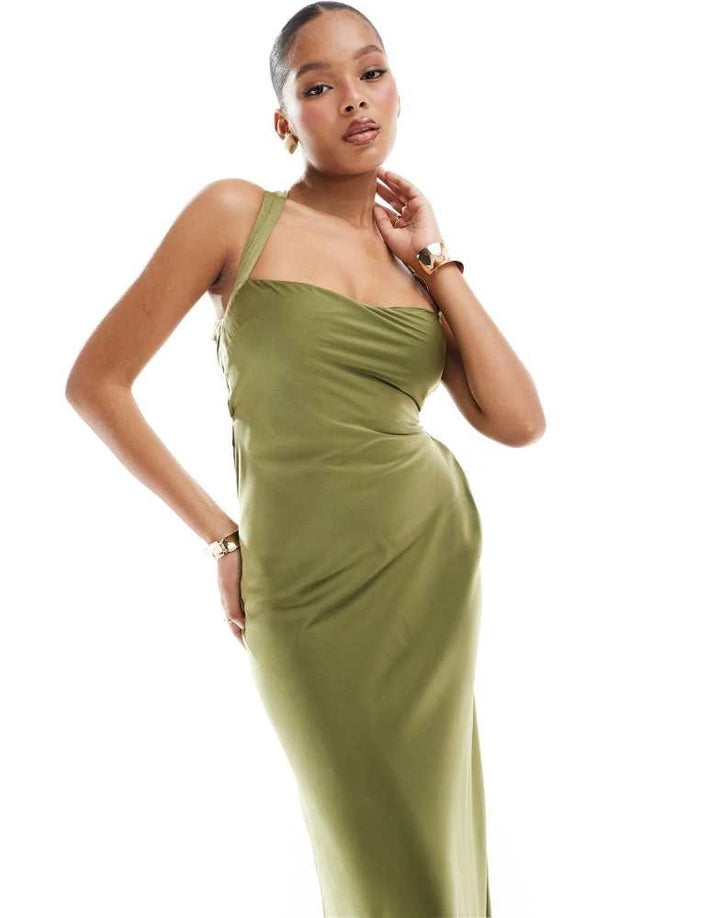 Rochie maxi Asos, verde