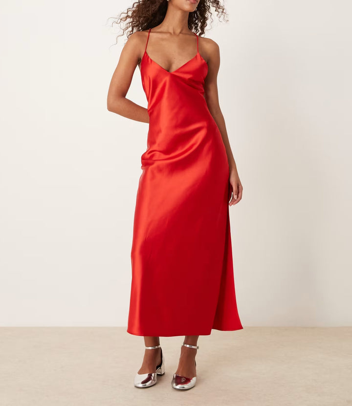 Rochie maxi ASOS, roșu