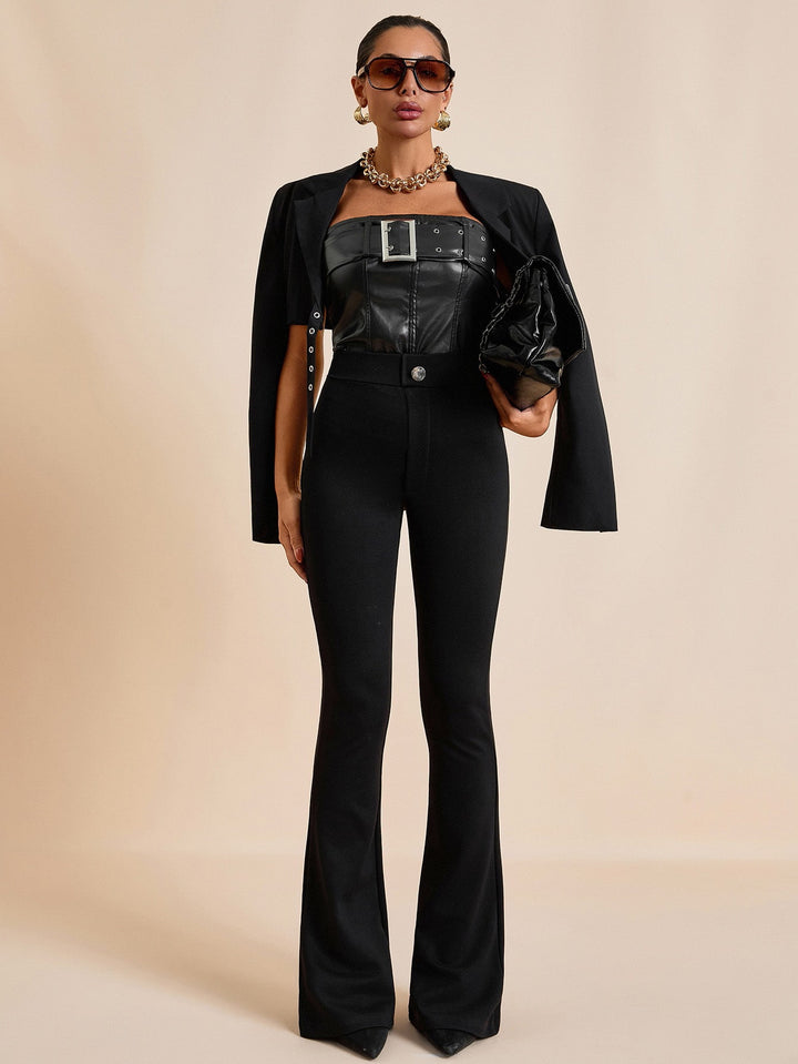 Pantaloni SHEIN, negru