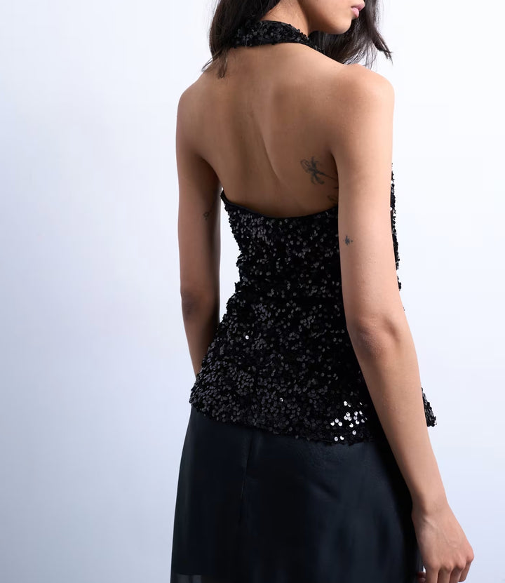 Top ASOS, negru