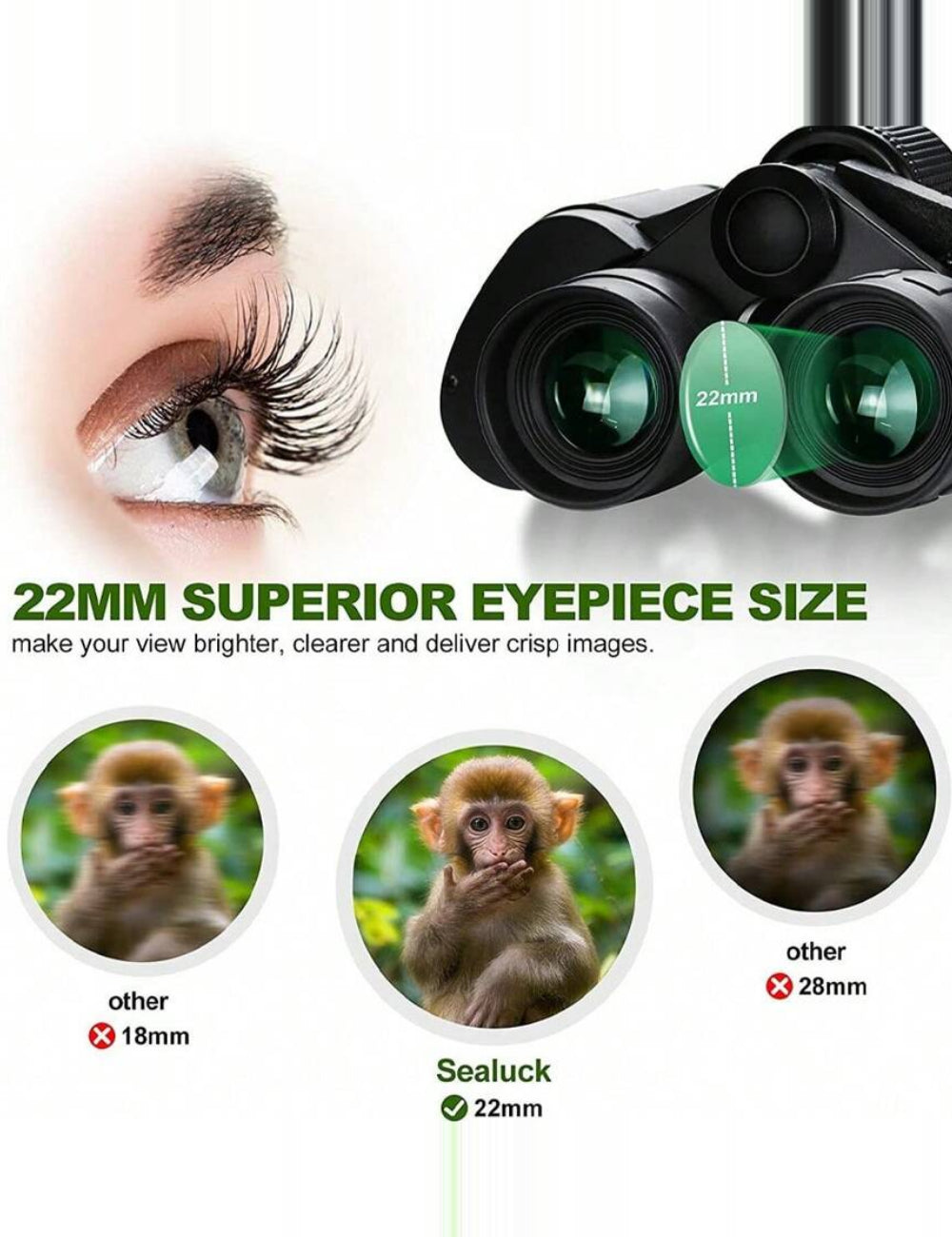 Binoclu Shein, negru