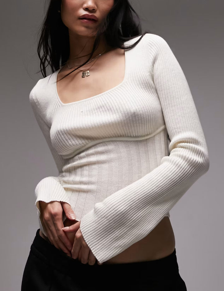 Bluză ASOS, crem