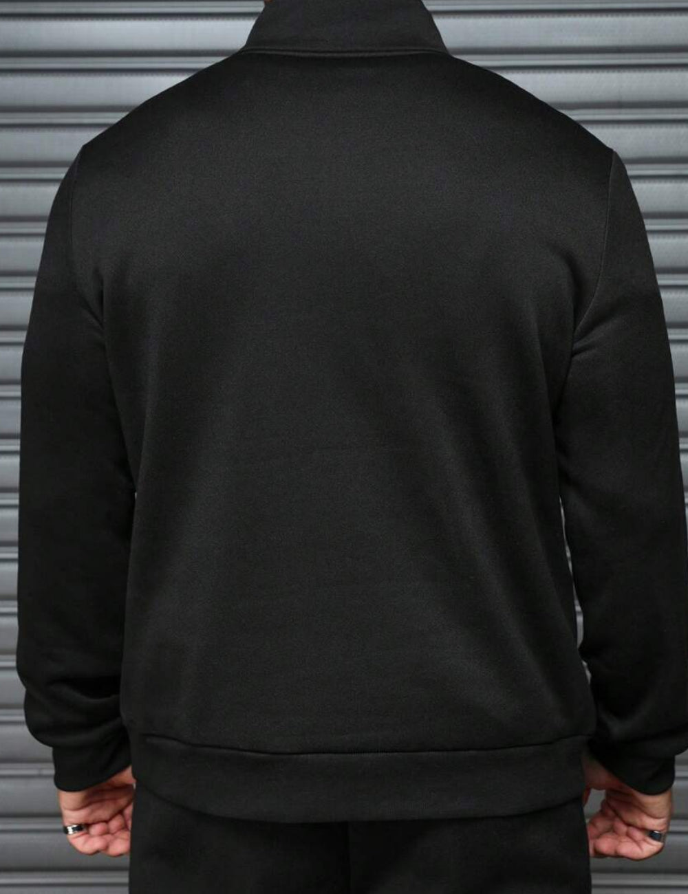 Bluză cu fermoar Shein, negru