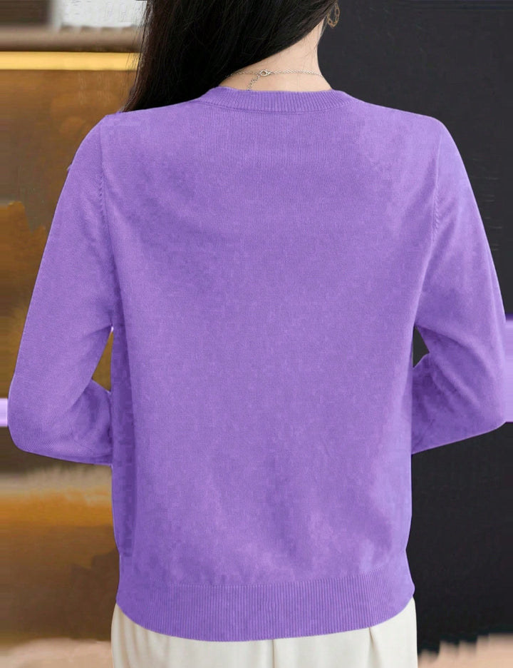 Shein gombos blúz, lila