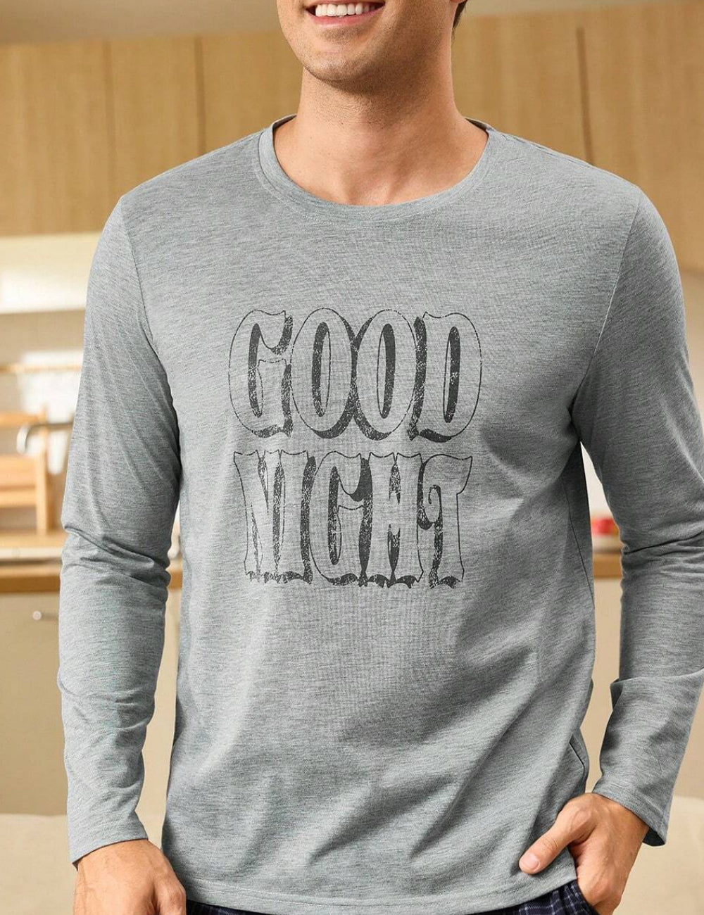 Bluză de pijama Shein, gri