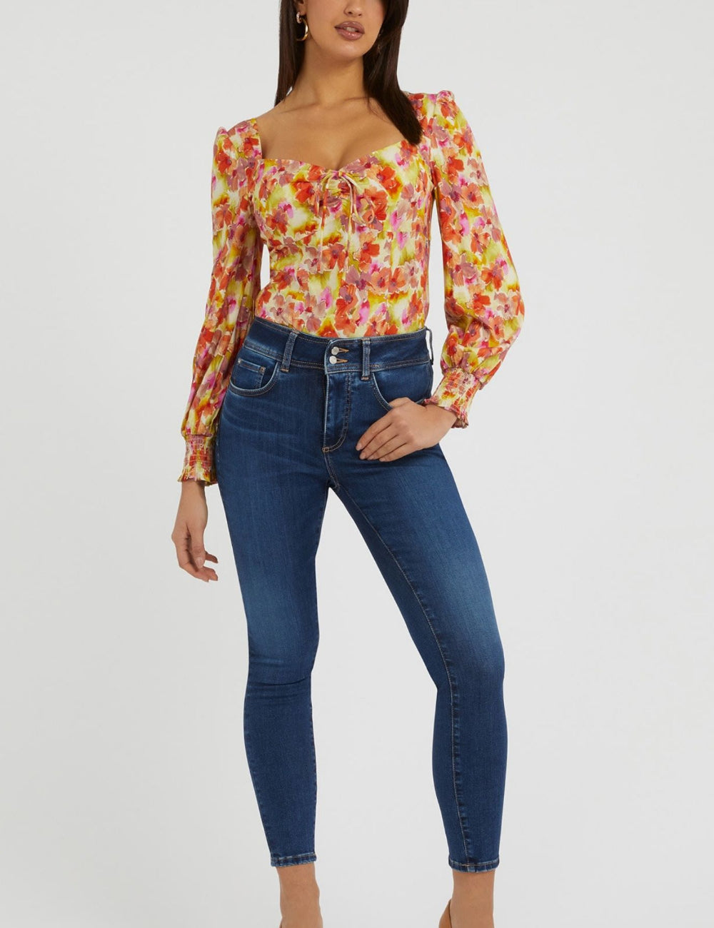 Bluza Guess, mix culori