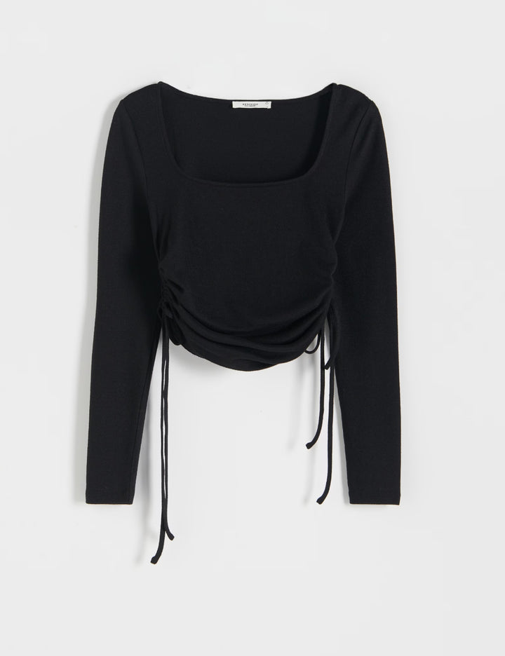 Bluza RESERVED, negru
