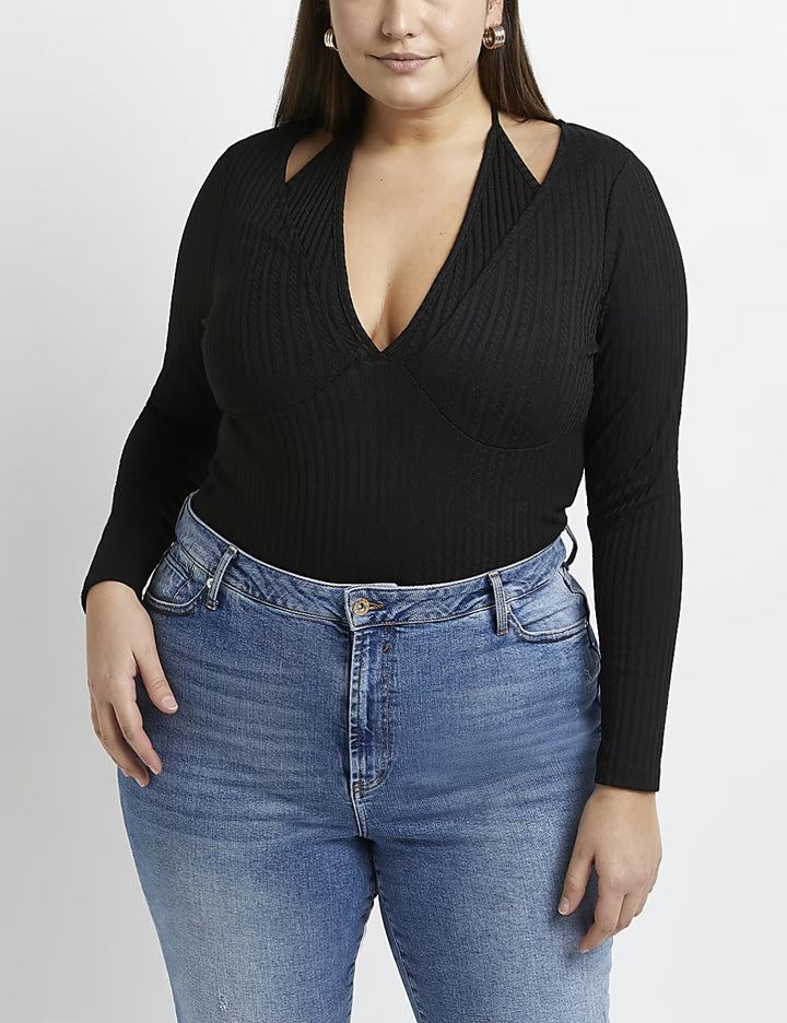 Bluza River Island, negru