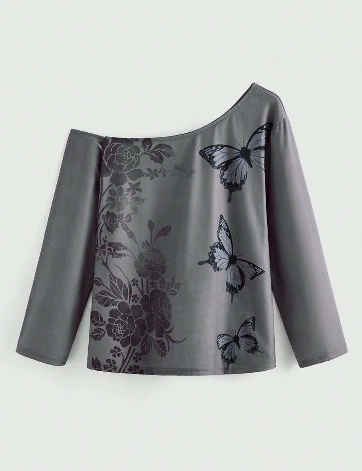 Bluza Romwe by Shein, gri