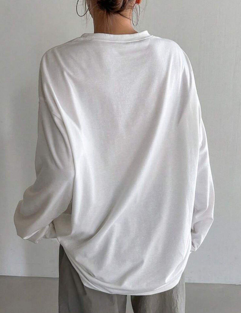 Shein blúz, fehér