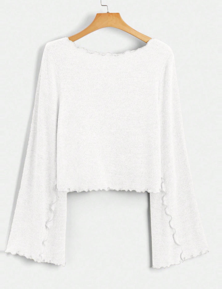 Shein Curve+ blúz, fehér