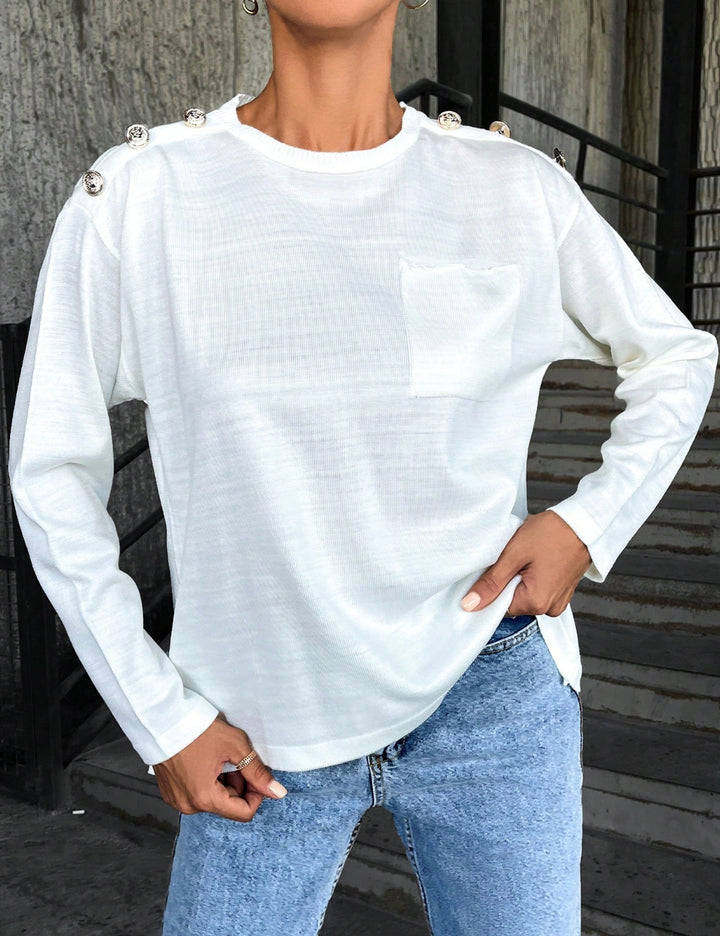 Bluza Shein, crem