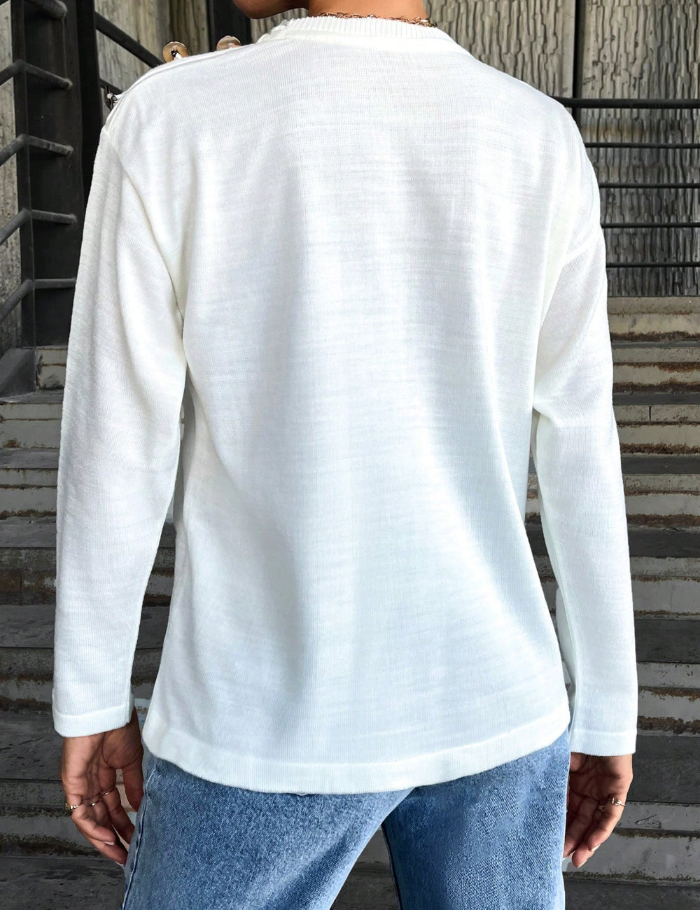 Bluza Shein, crem