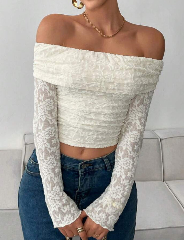 Shein blúz, krém