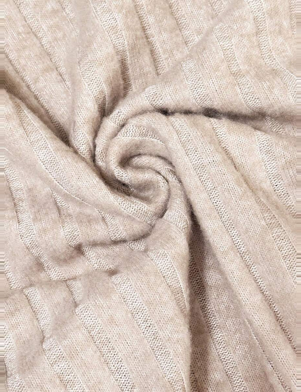 Shein Curve+ blúz, krém