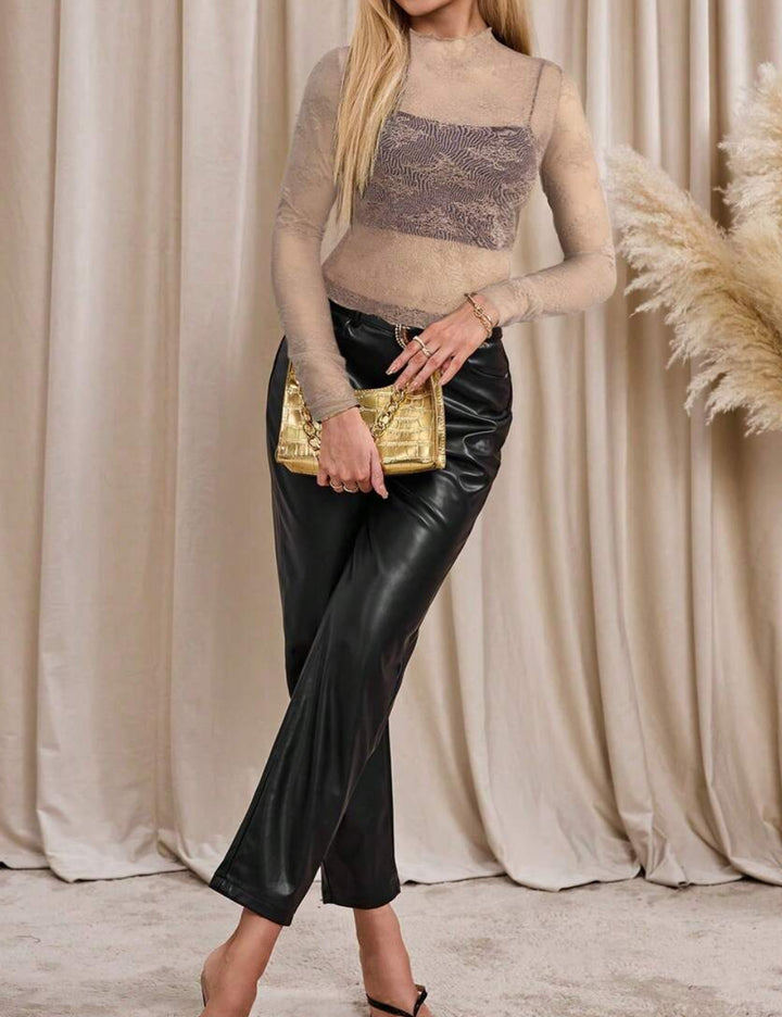 Shein barna blúz