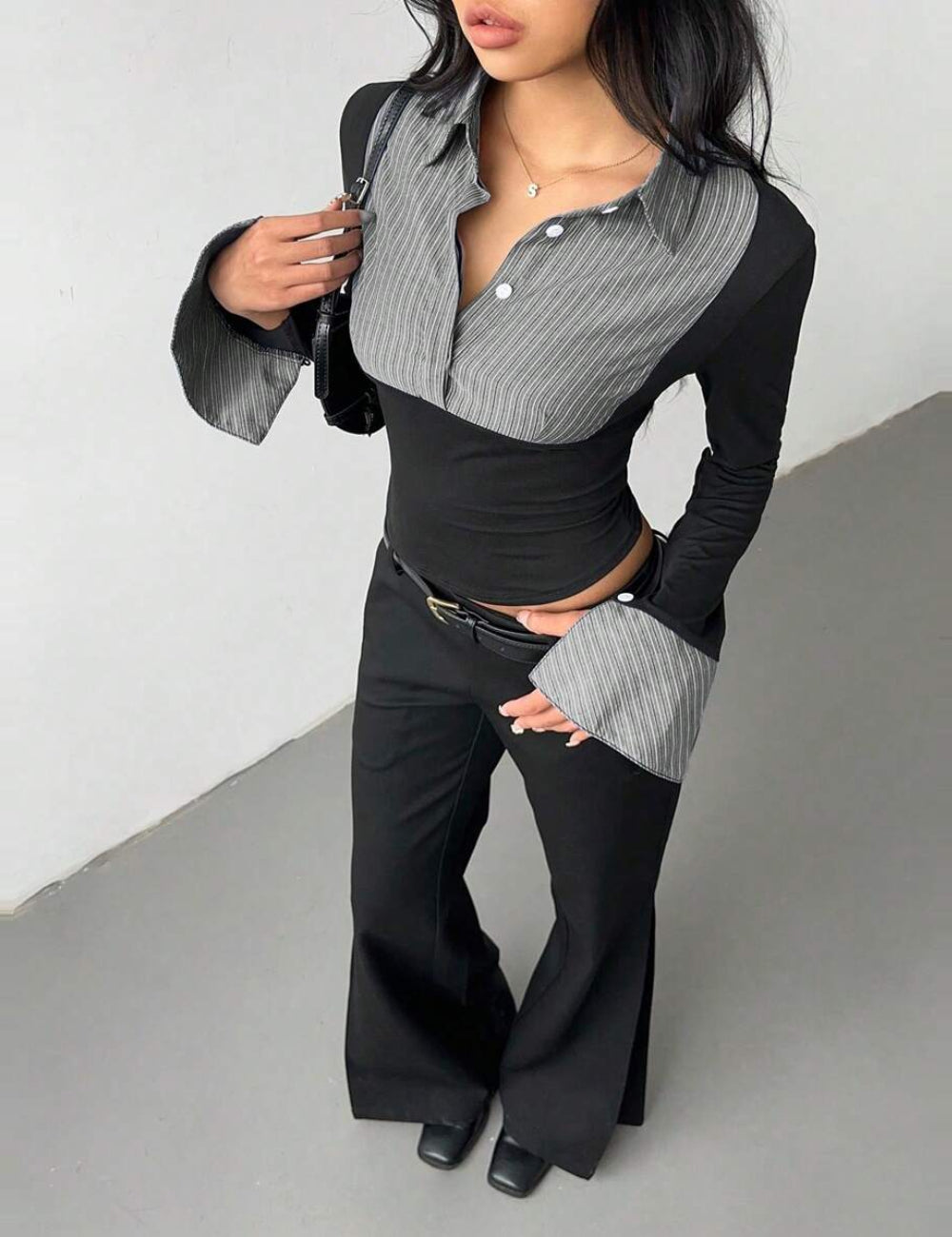 Bluză Shein Curve+, mix culori