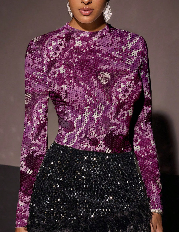 Shein blúz, lila