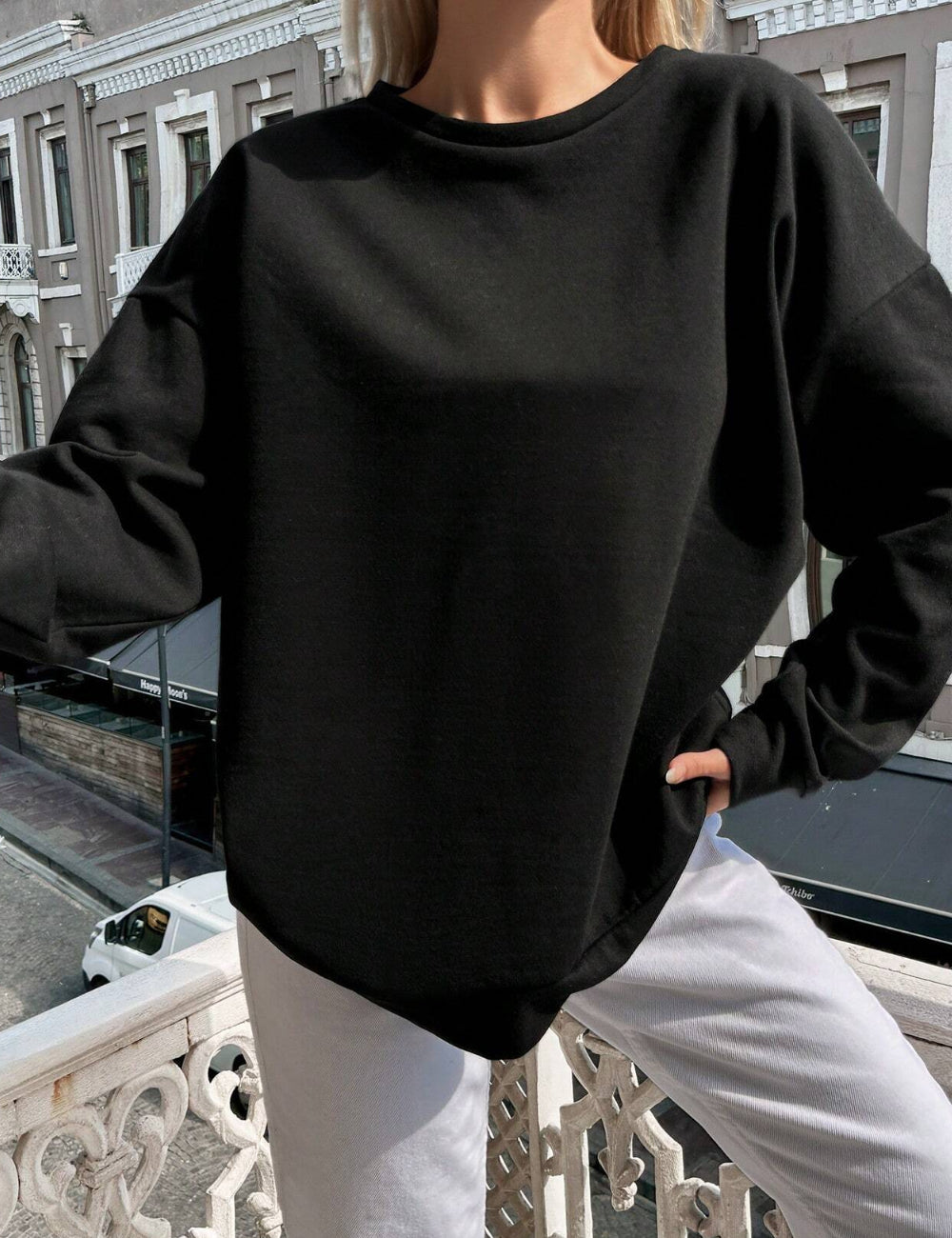 Bluza Shein, negru