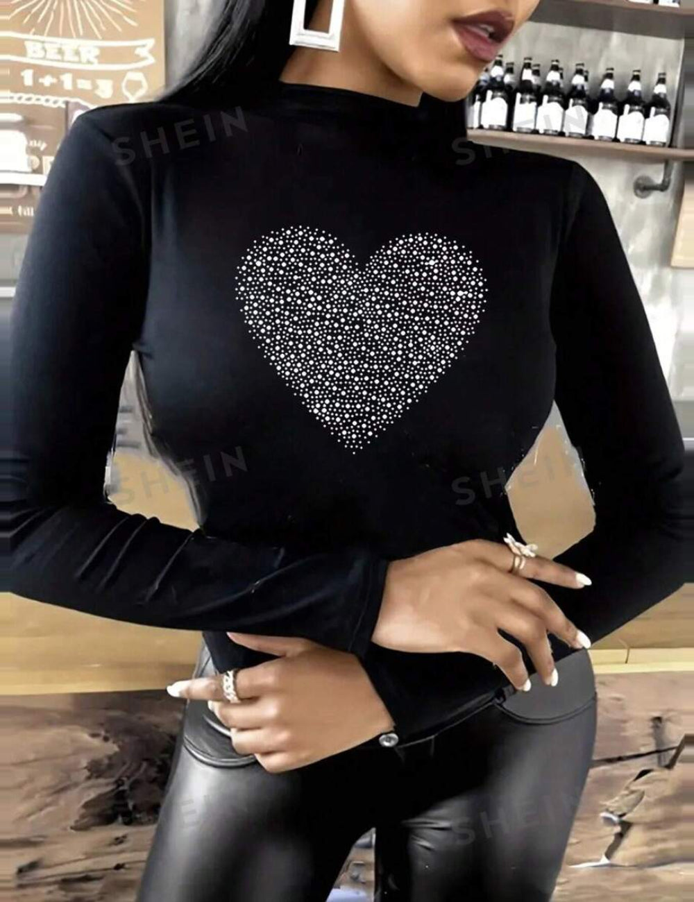 Bluză Shein, negru