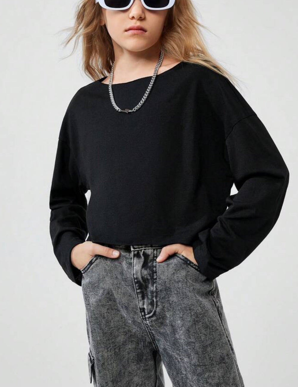 Bluza Shein, negru