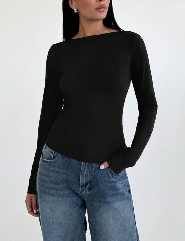 Shein blúz, fekete