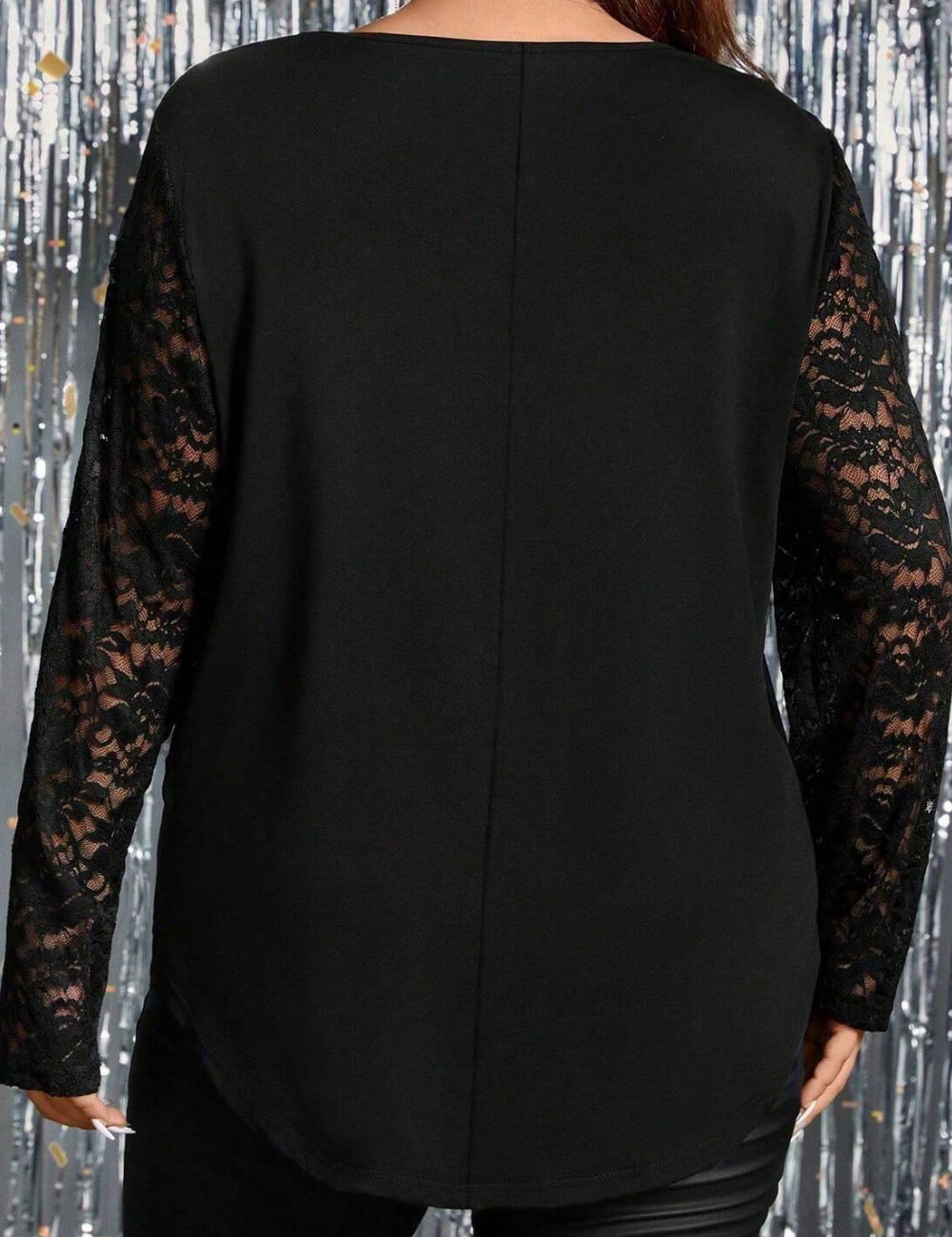 Bluză Shein Curve+, negru