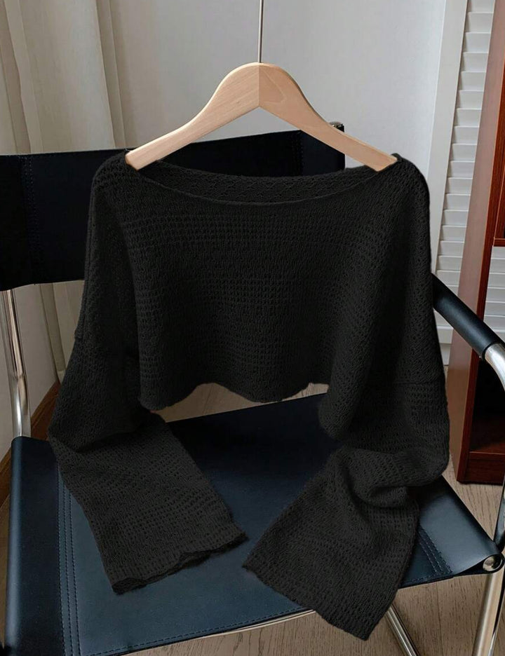 Shein Curve+ blúz, fekete