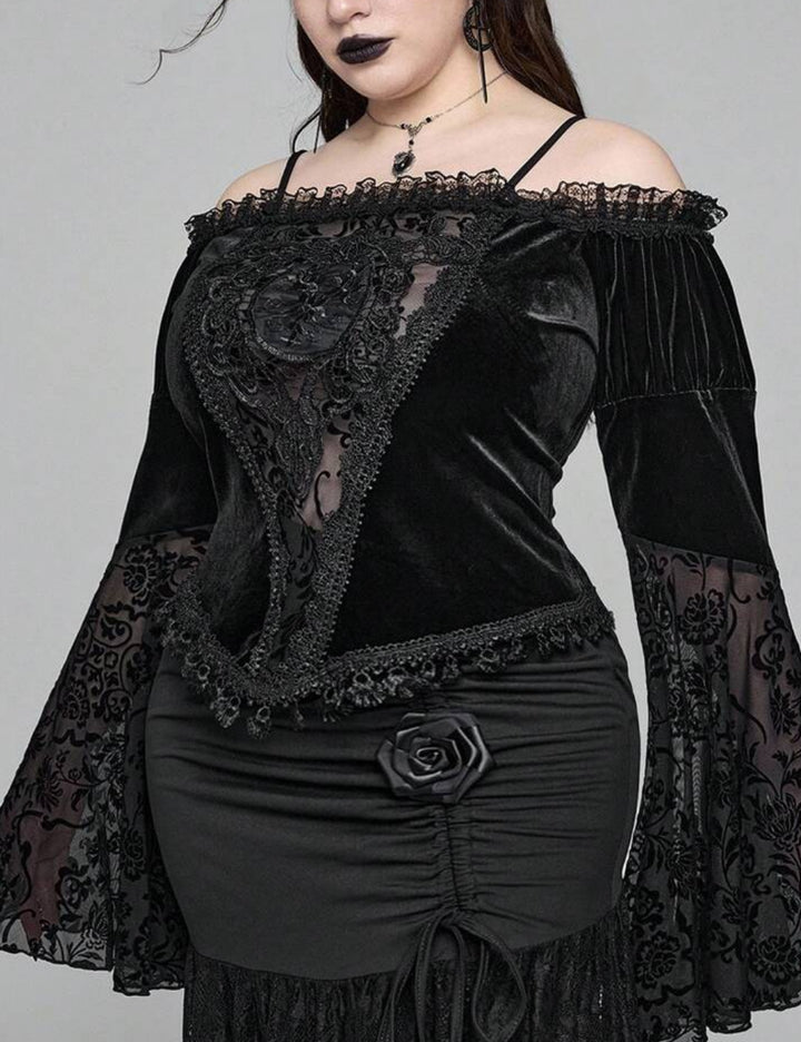 Bluză Shein Curve+, negru