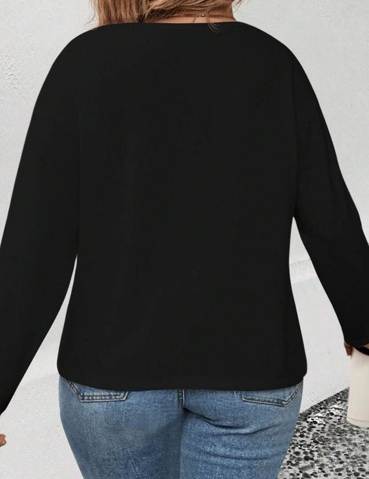 Bluză Shein Curve+, negru