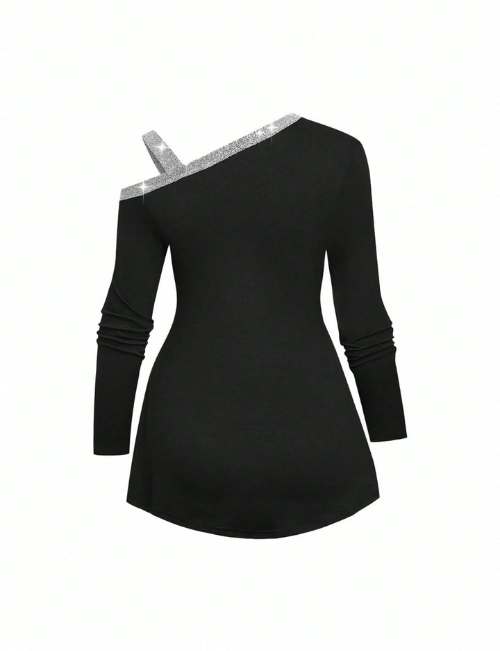 Bluză Shein Curve+, negru