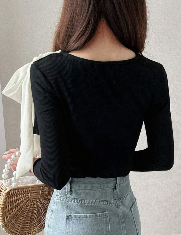 Shein blúz, fekete