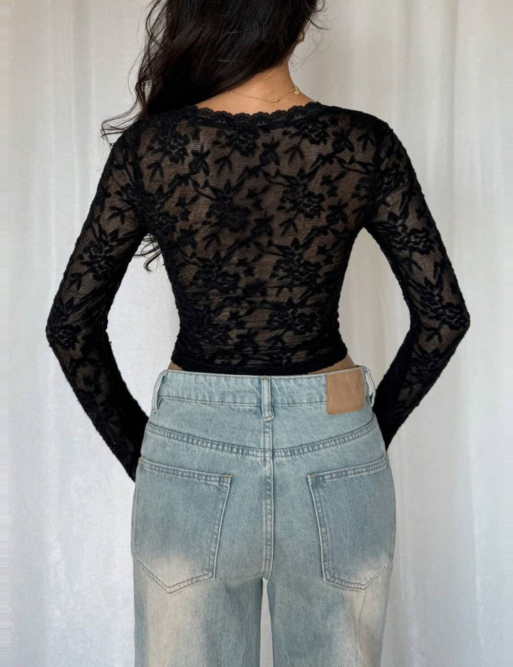 Shein blúz, fekete